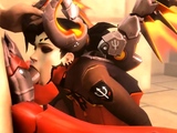 3D Sex Compilation of The Best Girl from Overwatch