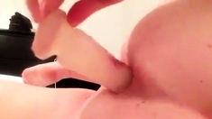Harcore Dildo in Ass Masturbation