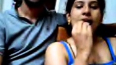 Desi couple loves flashing on webcam