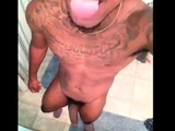 Fat Dick Thug Busts A Pulsating Nut