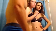 Amateur French Teen Threesome