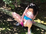 Adorable Amateur Teen and Her Many Toys