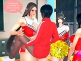 Futa Cheerleaders Fuck the new Boy (DEMO)