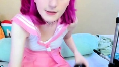 Pretty Redhead Webcam Masturbation Show