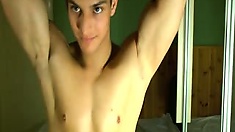 Eastboys present Cute boy on his webcam showing off his sexy body - Part1