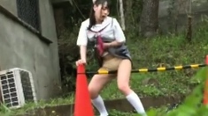 Japanese amateur voyeur spycam has a nice footage